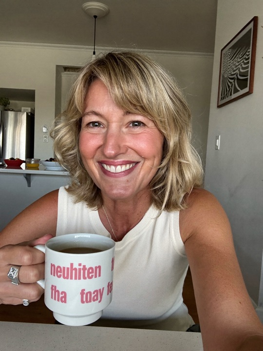 Member selfie with coffee