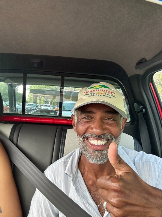 Member selfie from his truck